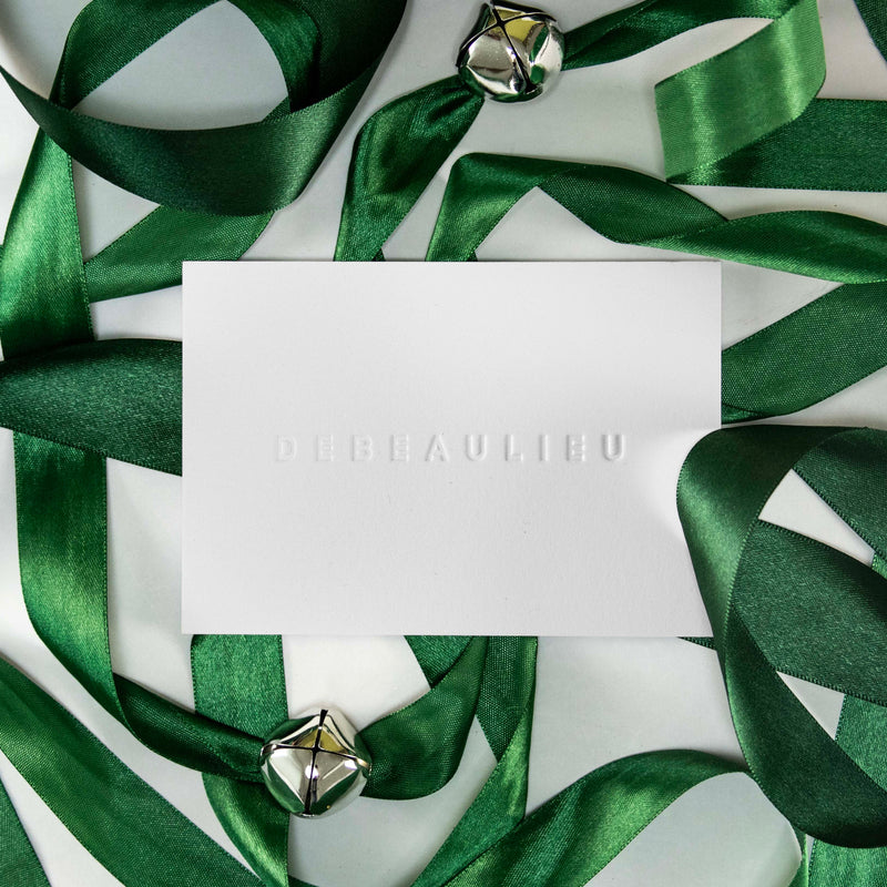 Carte cadeau Noël DEBEAULIEU PARIS