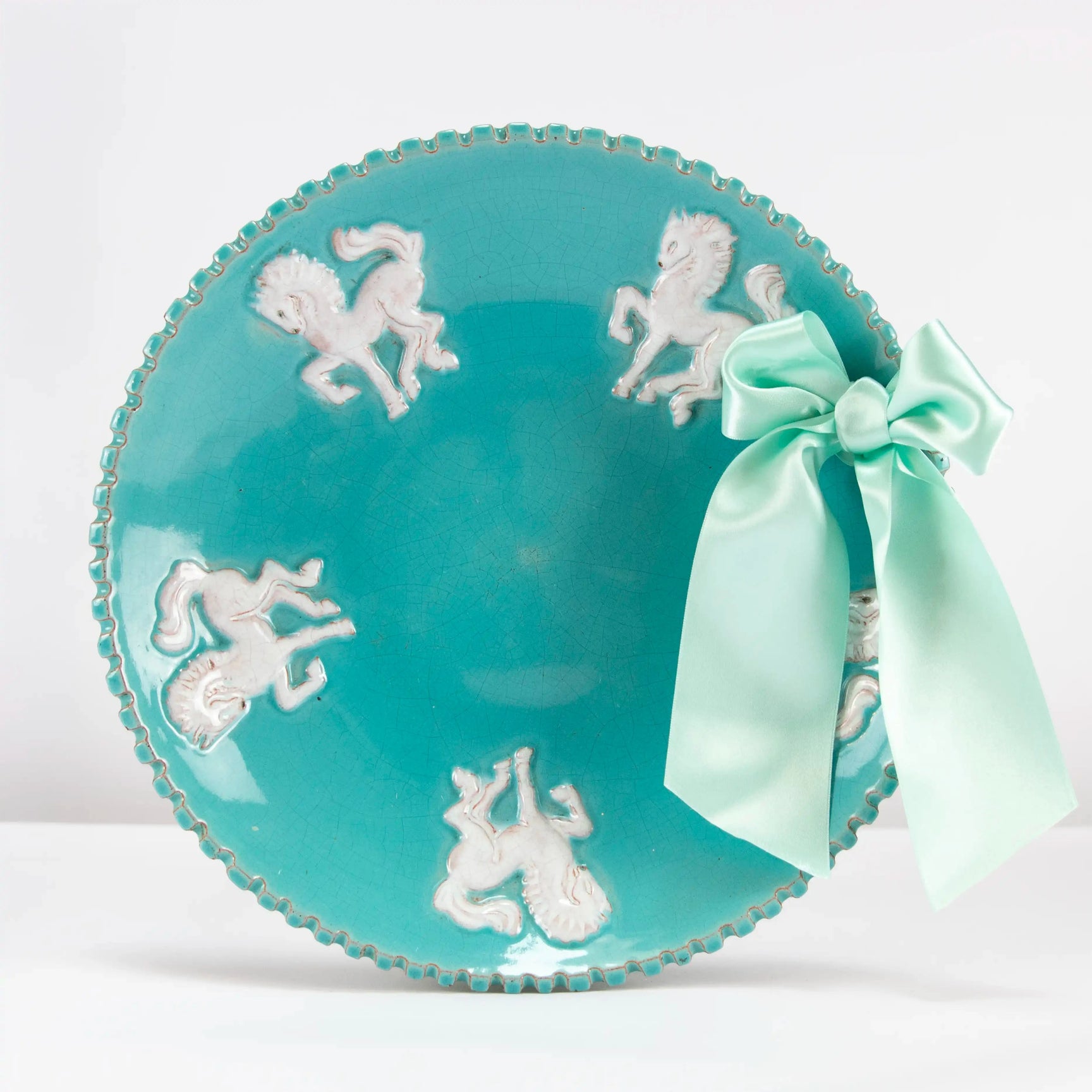 Coupe Turquoise Chevaux DEBEAULIEU