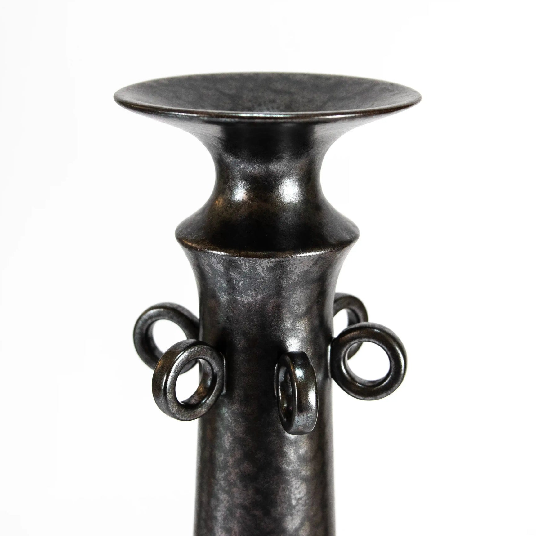 Vase haut Datoga bronze et jaune Versmissen