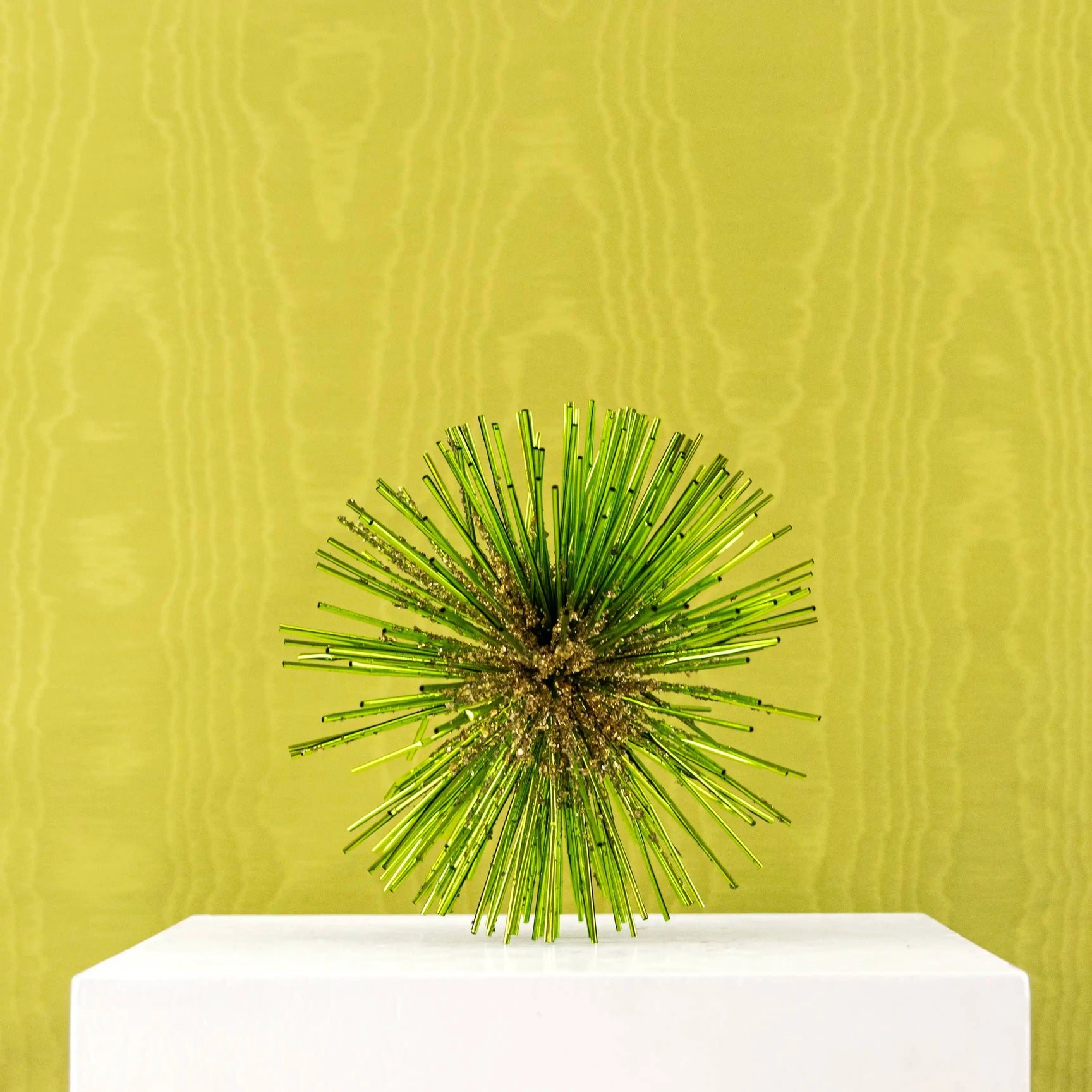 Embout à paillettes vertes Shishi