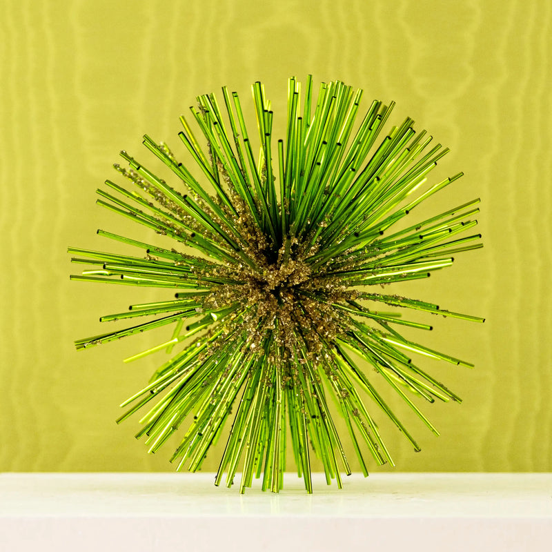 Embout à paillettes vertes Shishi