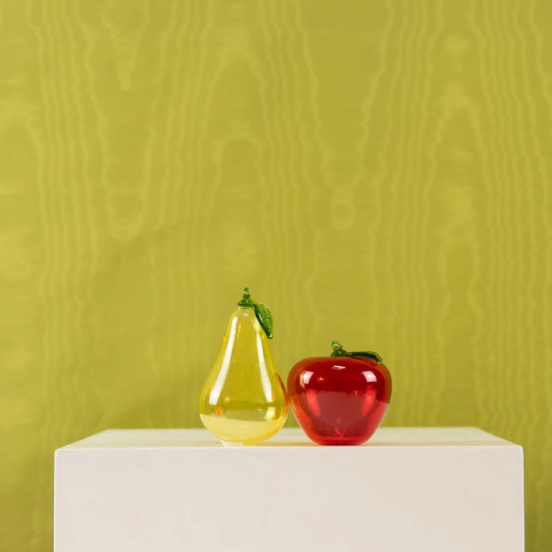 Ornement Pomme en verre DEBEAULIEU