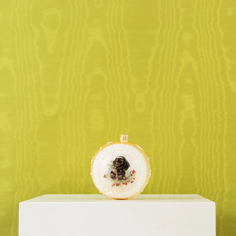 Ornement Boule Teckel DEBEAULIEU PARIS