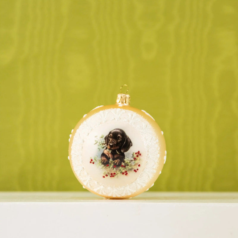 Ornement Boule Teckel DEBEAULIEU PARIS