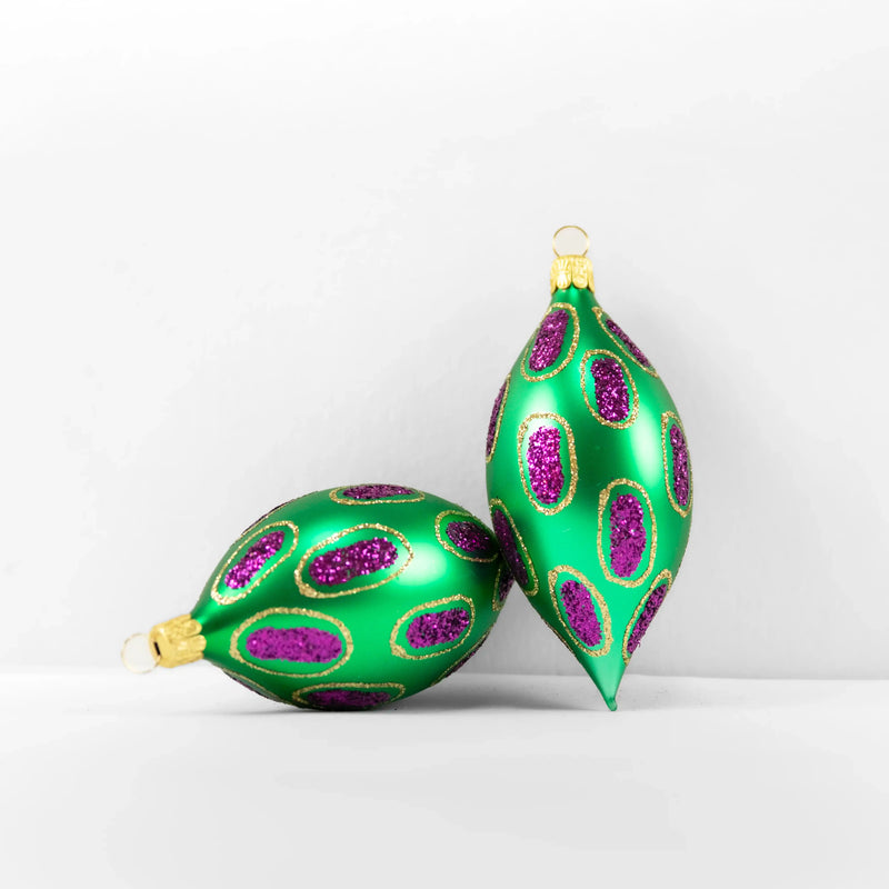 Boule tourbillon verte DEBEAULIEU PARIS