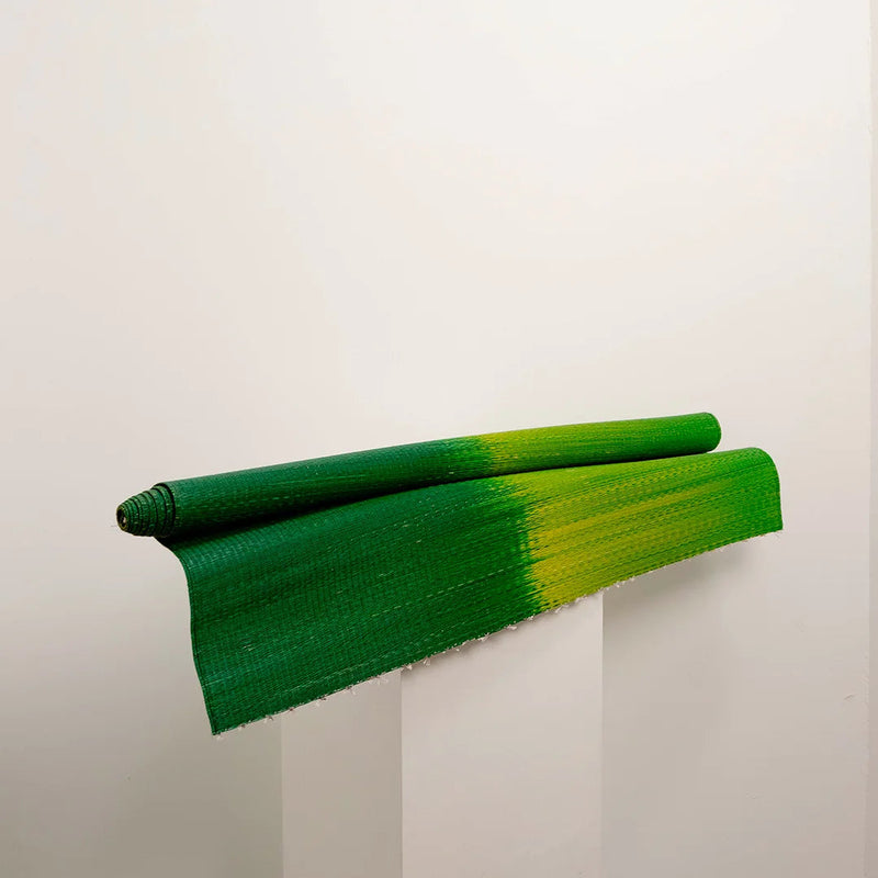 Grande Natte Tressée Verte SARANY SHOP