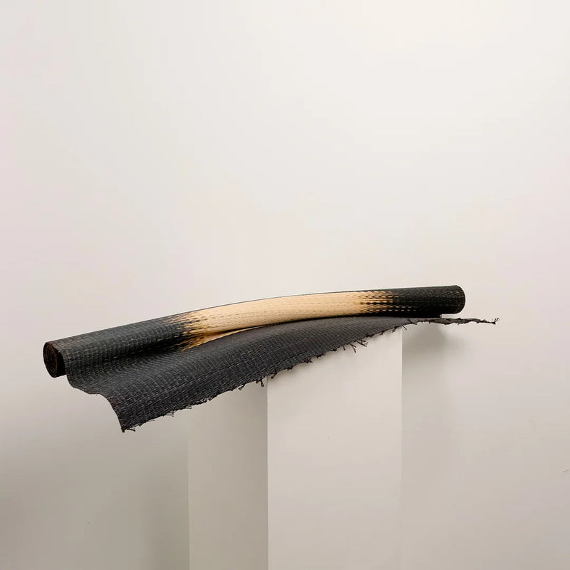 Grande Natte Tressée Bandes Noires SARANY SHOP