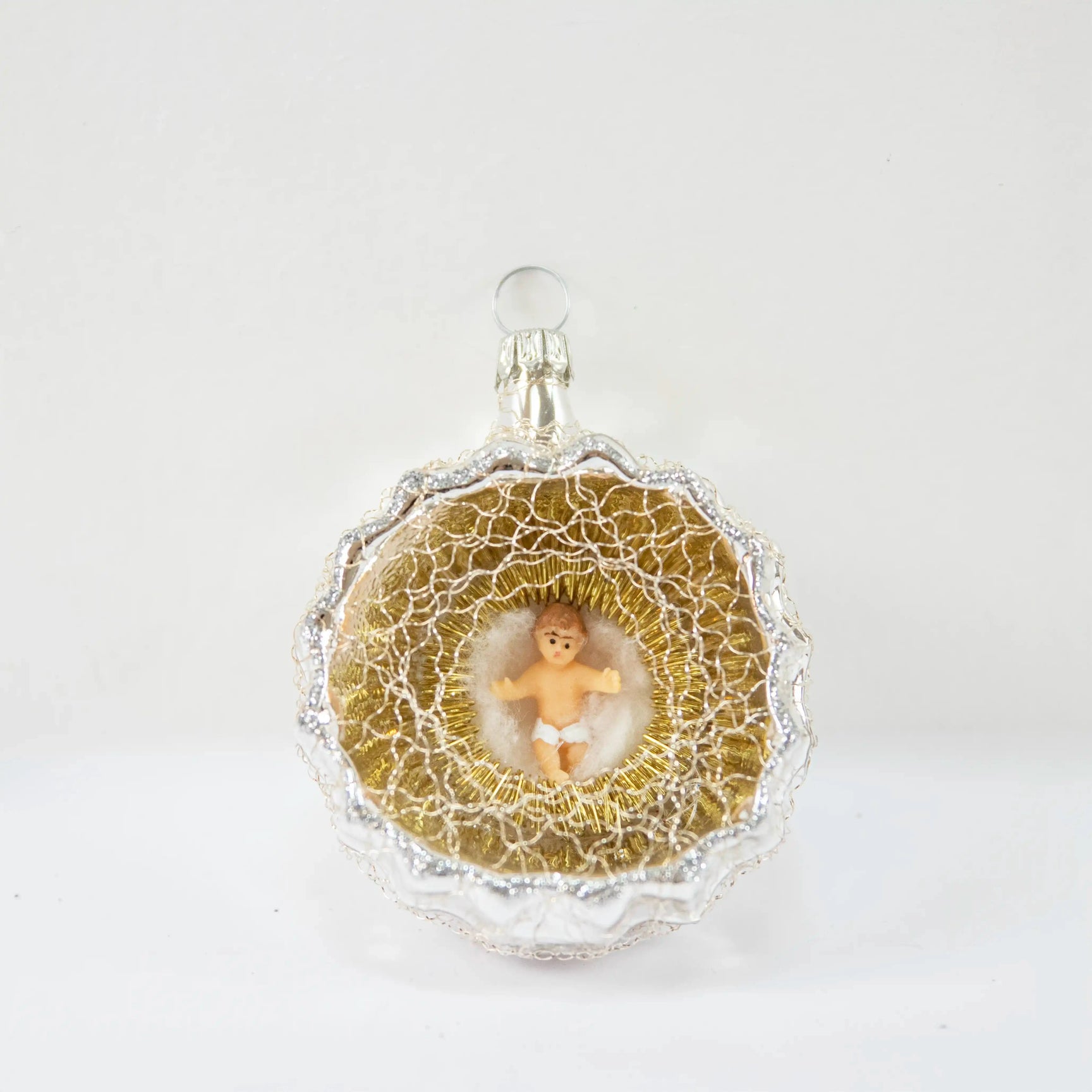 Ornement Ange doré argenté ANVA Handelsges mbH