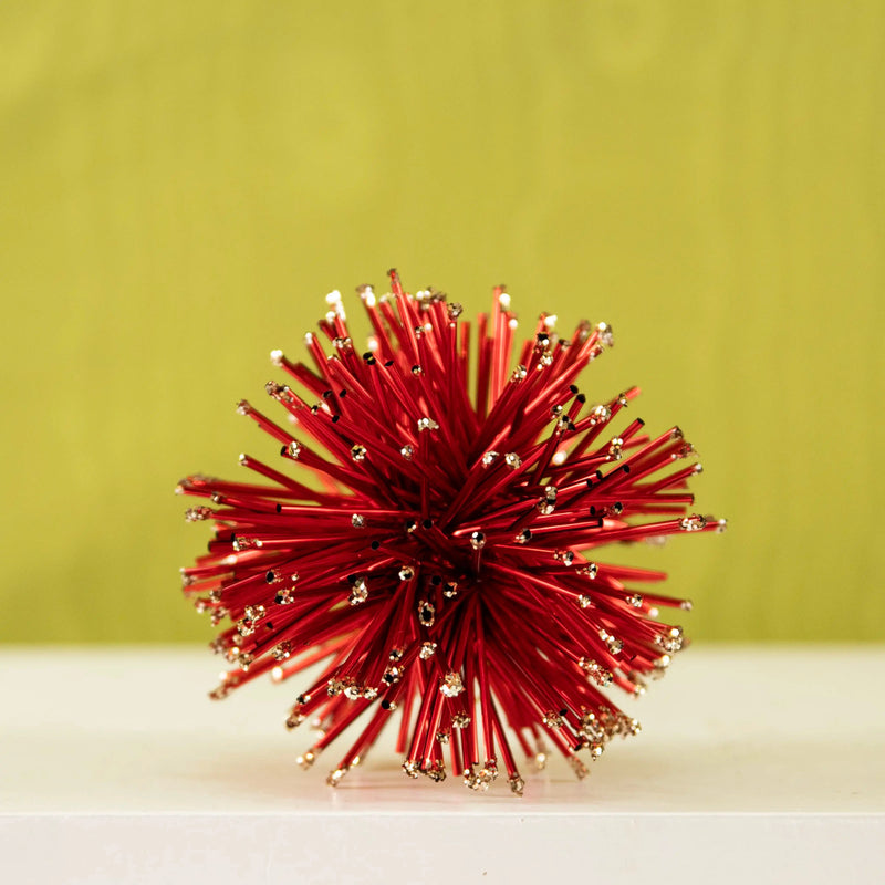 Embouts à paillettes rouge Shishi