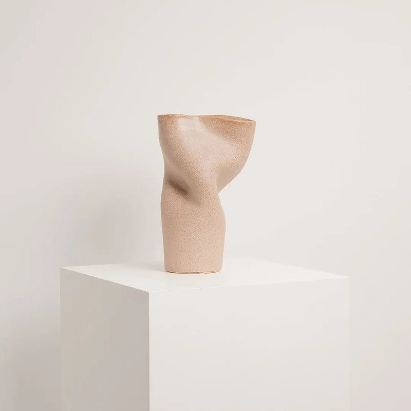 Vase en Céramique Songa Beige BYBOO