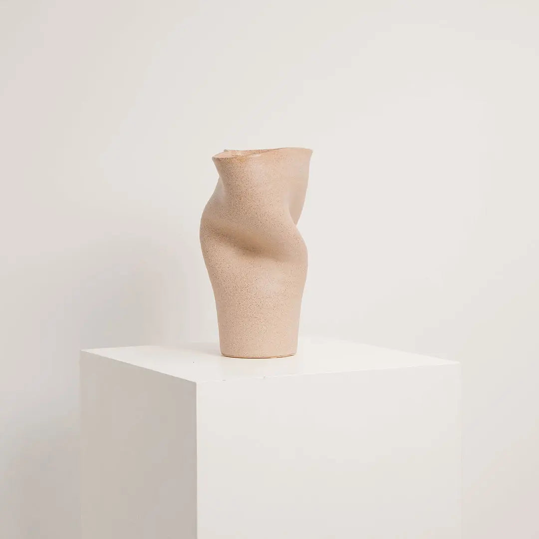 Vase en Céramique Songa Beige BYBOO