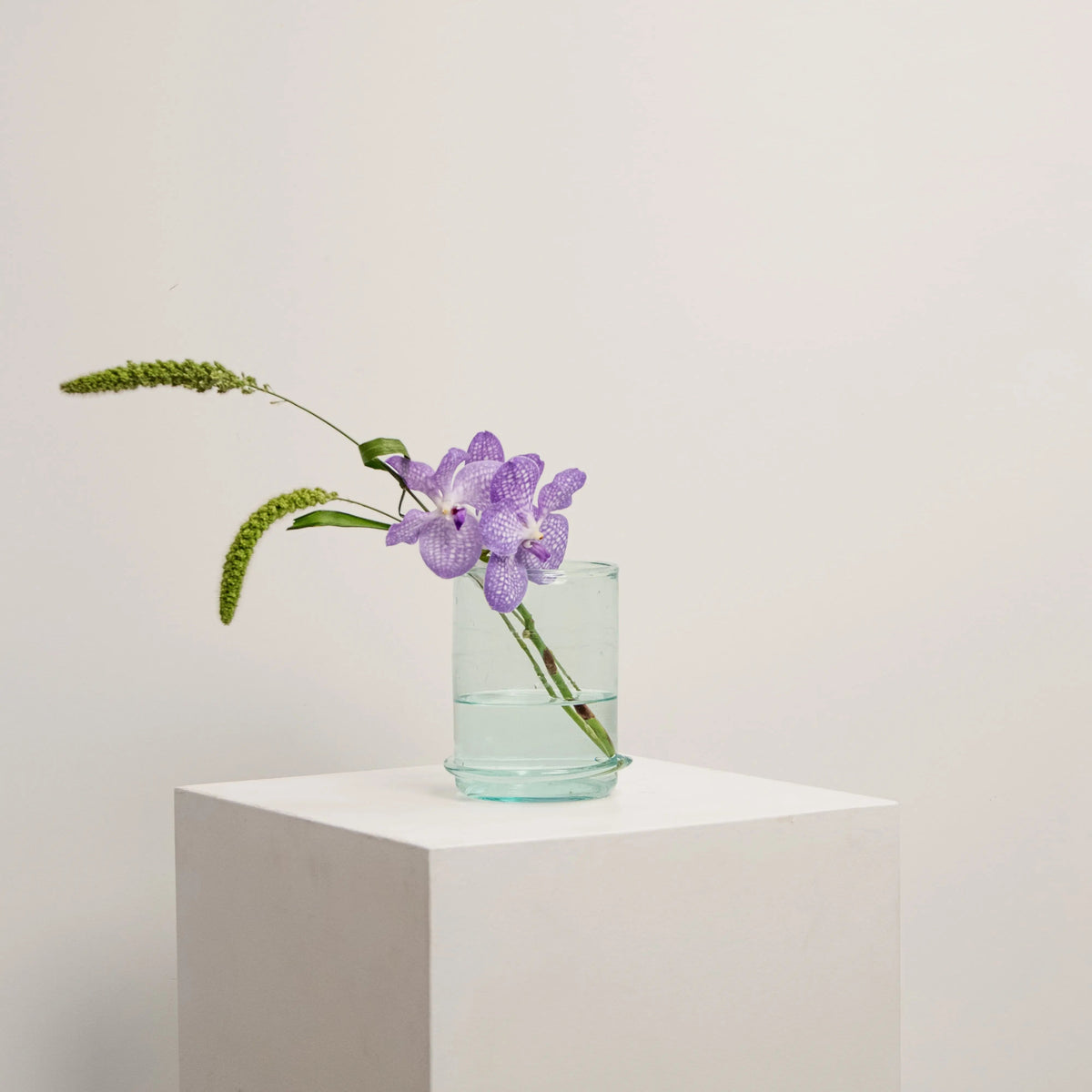 Vase Boudin Bas Transparent La Soufflerie