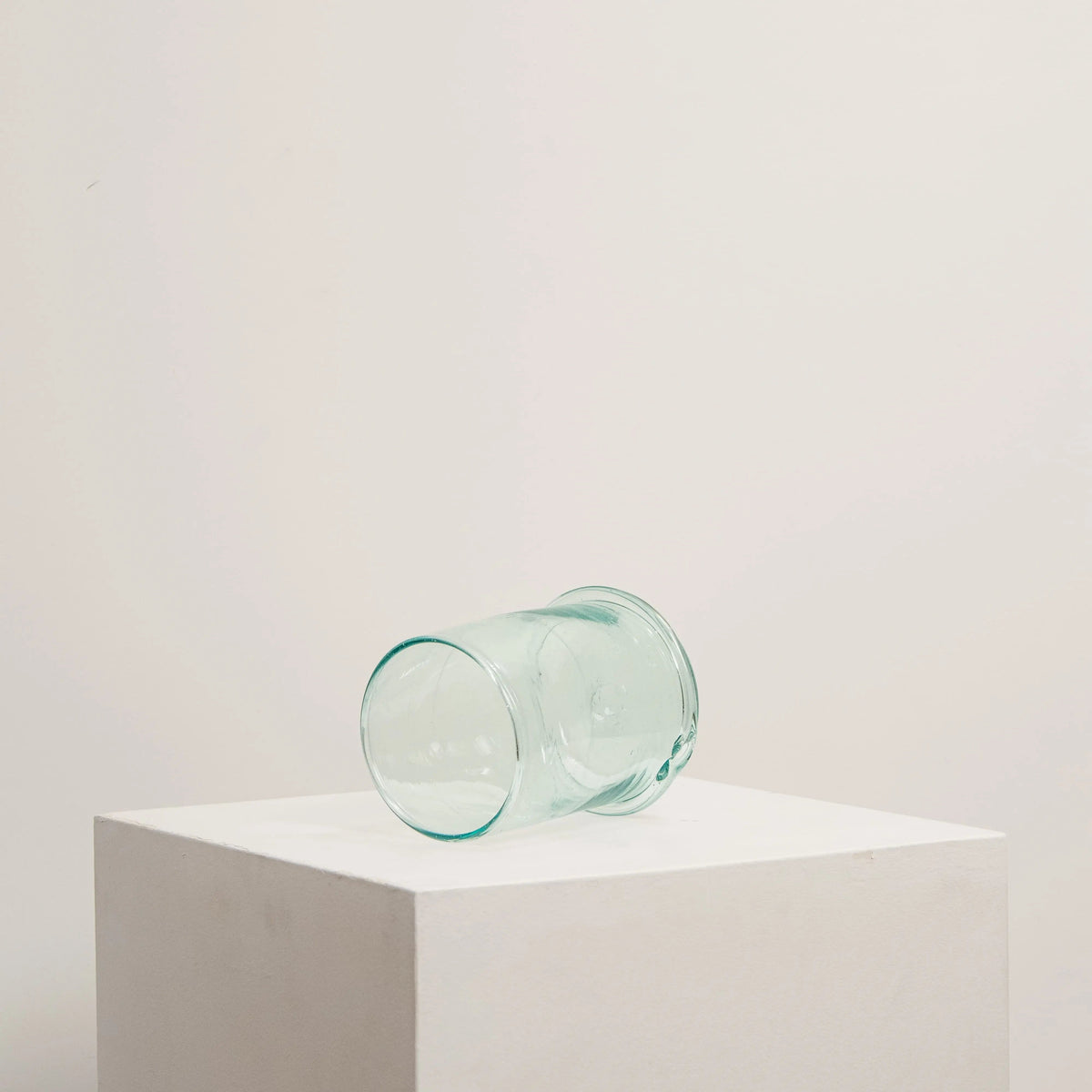 Vase Boudin Bas Transparent La Soufflerie