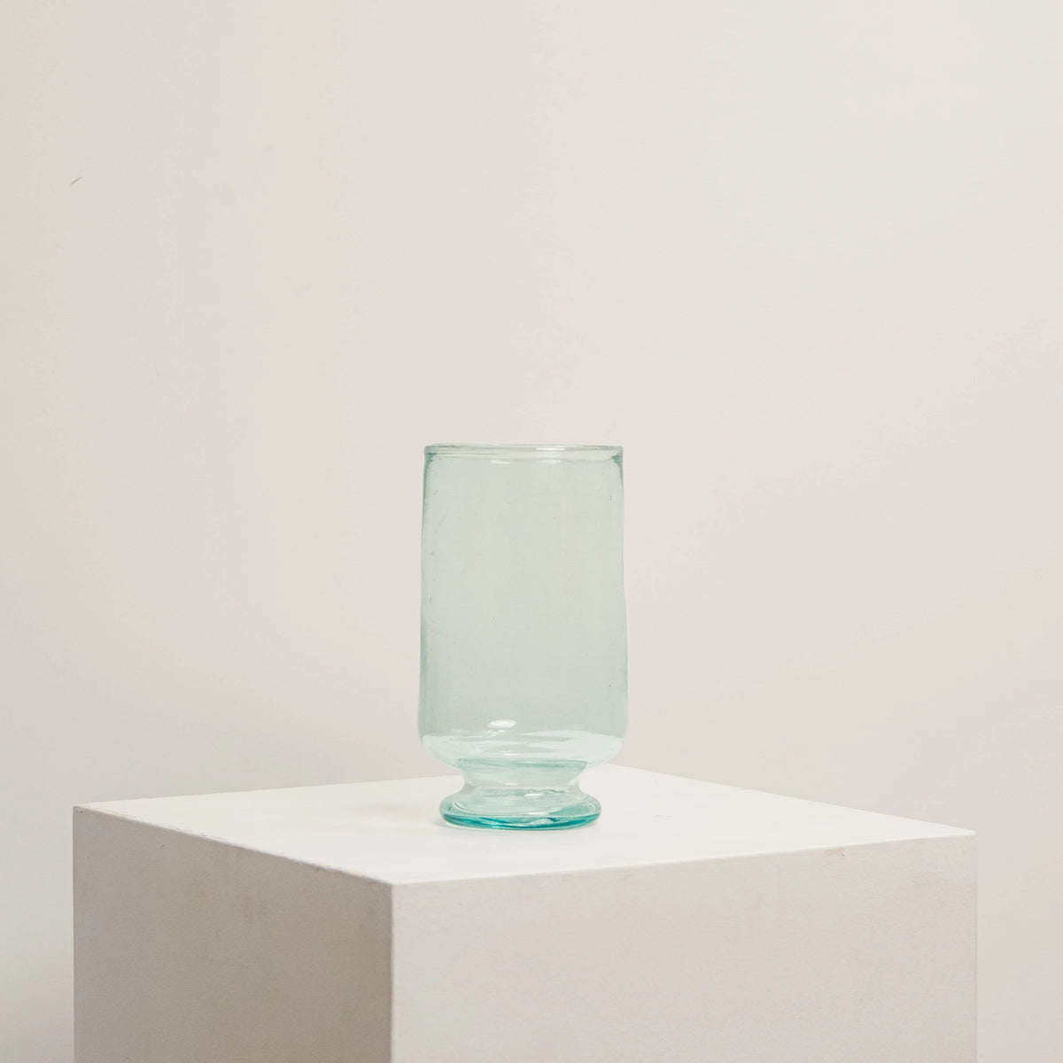 Vase Pied Douche Transparent La Soufflerie