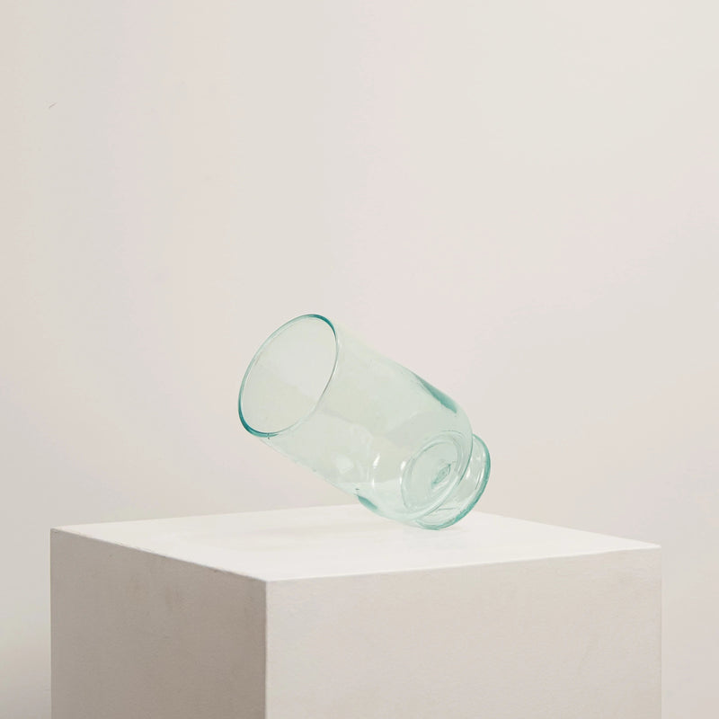 Vase Pied Douche Transparent La Soufflerie