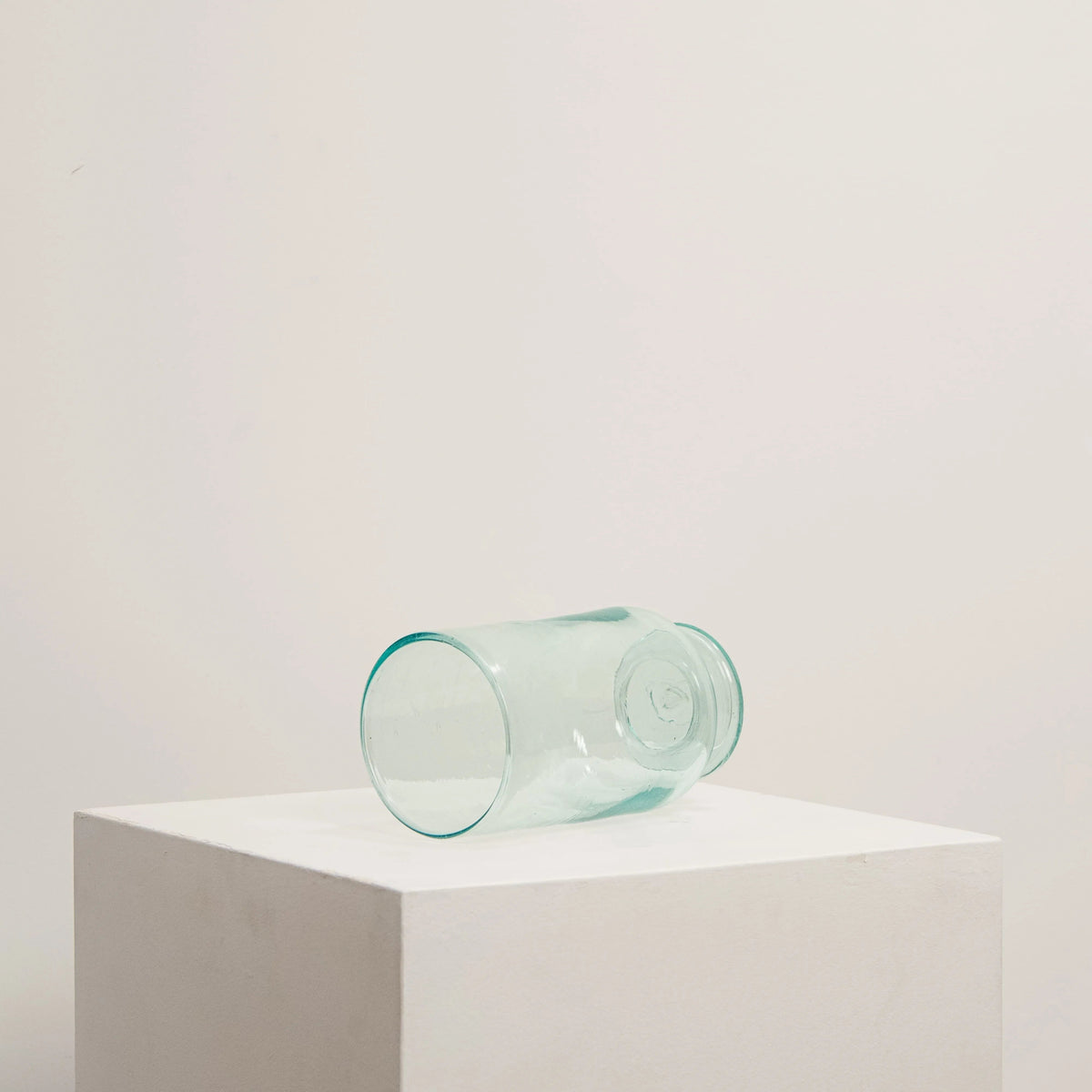Vase Pied Douche Transparent La Soufflerie