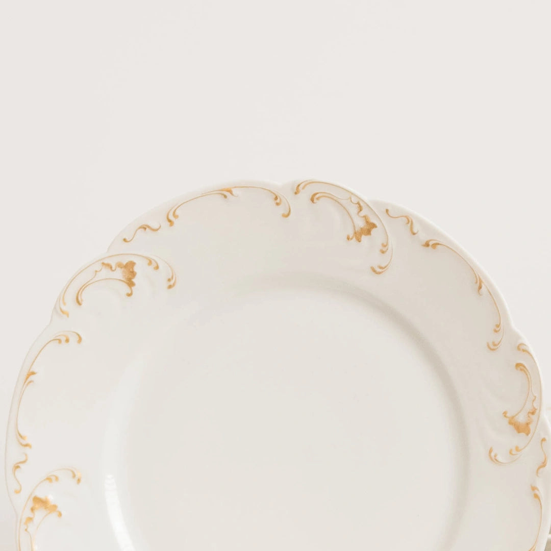 Service de 6 Assiettes en Porcelaine Haviland H&C DEBEAULIEU