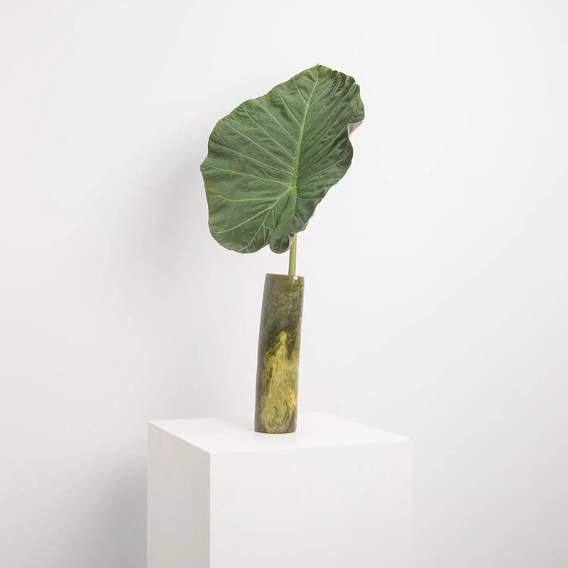 Vase Melu en Résine Verte BYBOO