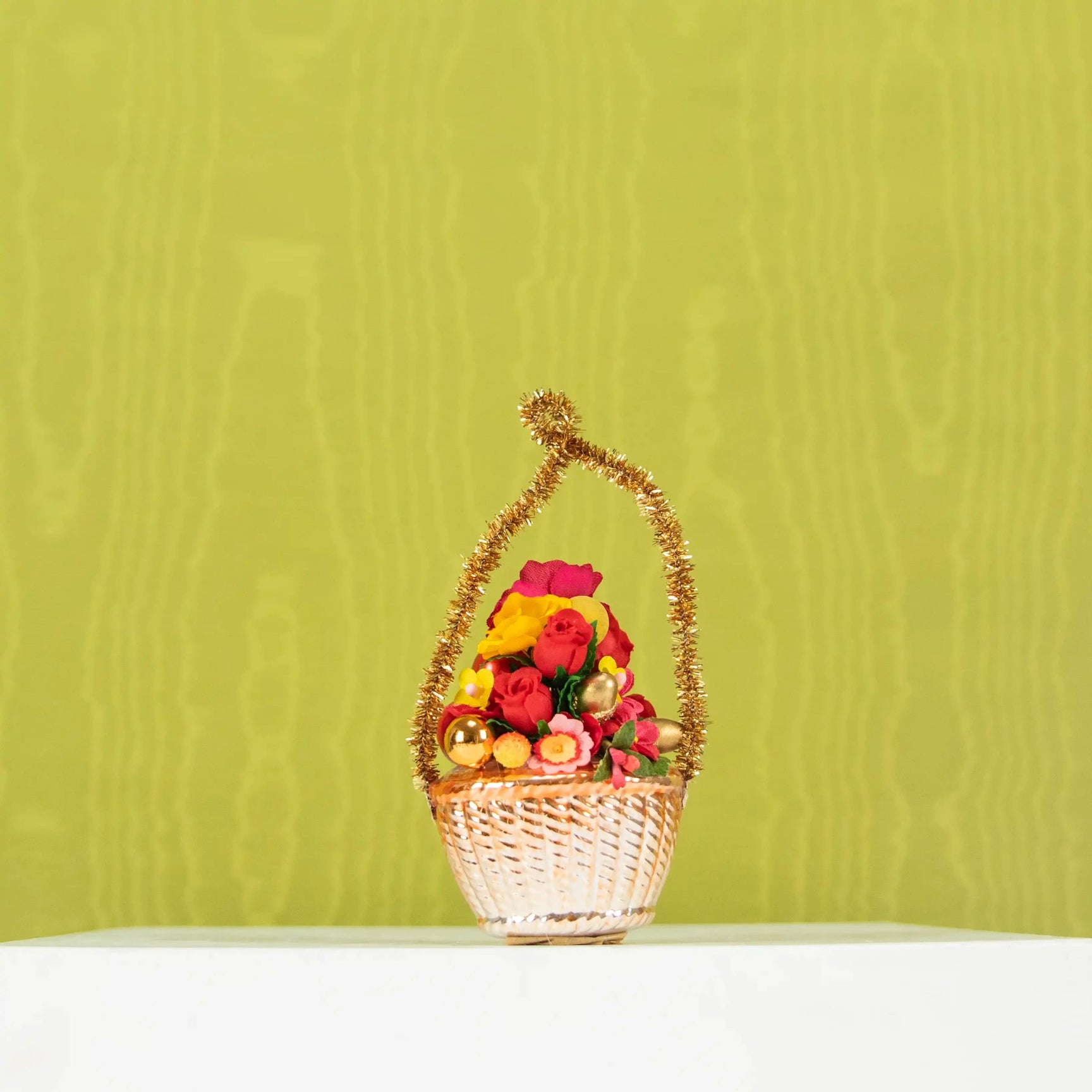 Panier de Fleurs et Fruits Nostalgie