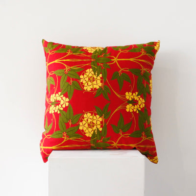 Coussin motif floral DEBEAULIEU PARIS