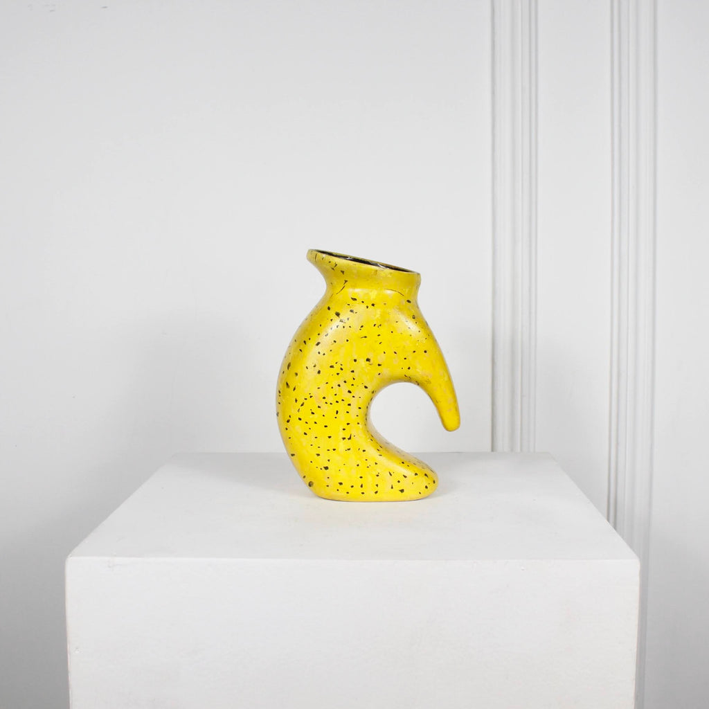 Petit vase jaune DEBEAULIEU PARIS