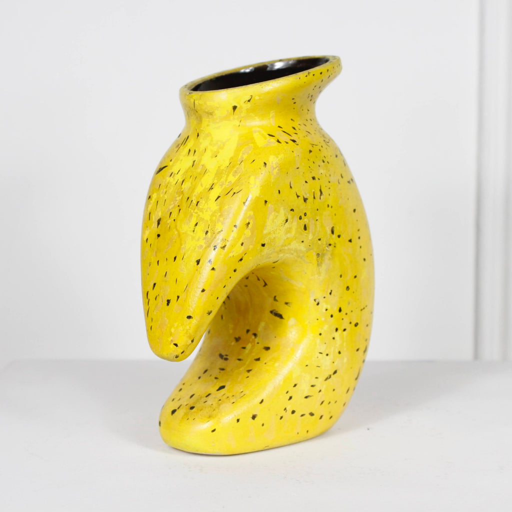 Petit vase jaune DEBEAULIEU PARIS