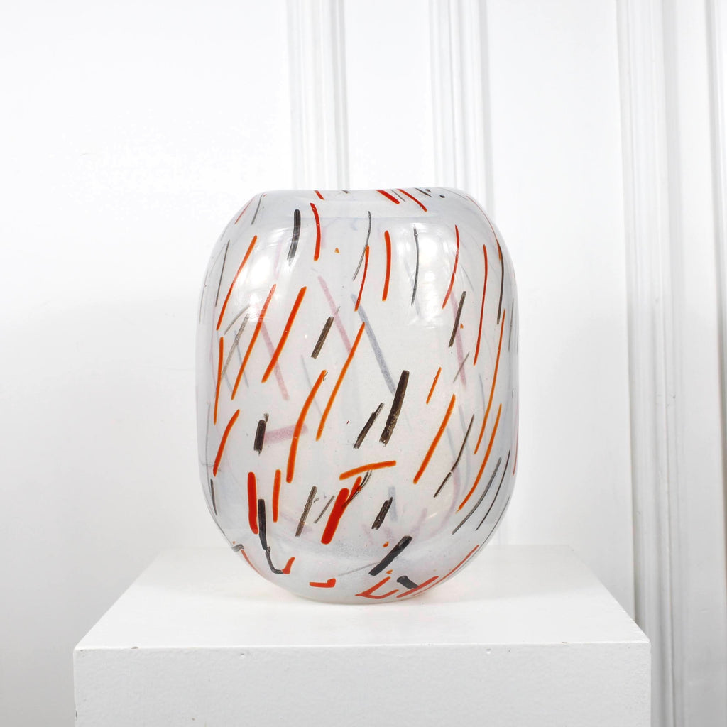 Vase graphique murano DEBEAULIEU PARIS