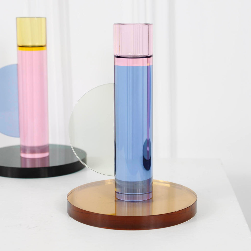 Bougeoir contemporain en cristal DEBEAULIEU PARIS